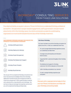 payroll advisory, payroll services, workday consulting services, workday talent, workday services, workday investment, staff augmentation, project management, payroll services, robotic process automation, workday leaders, workday talent, talent, 3link solutions, three link solutions, workday experts, human capital management, financial management, planning and supply