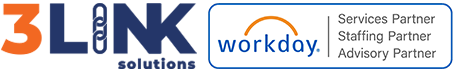 three link solutions, logo, workday associate
